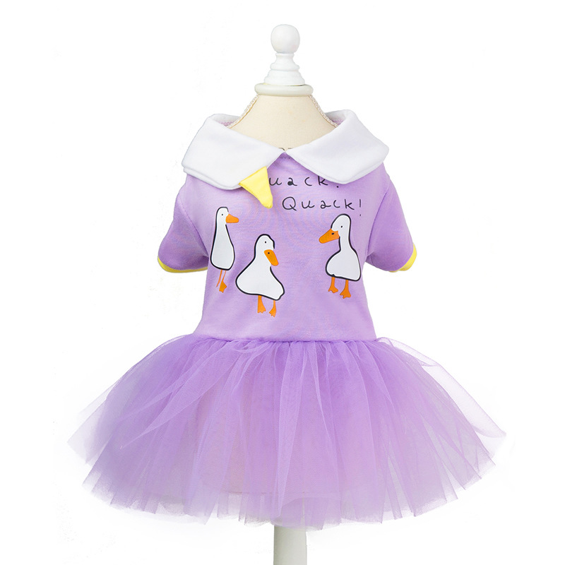 váy đầm ngỗng ren xòe cho chó mèo - T3 PETS SHOP