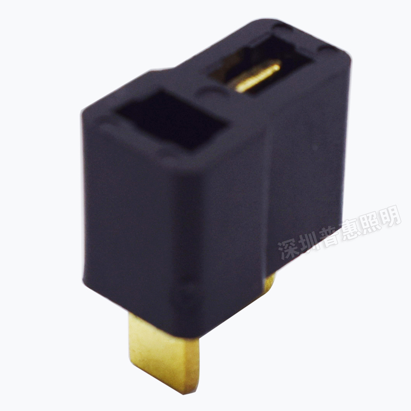 Giắc t plug, jack t đực cái - màu đen chống bẩn