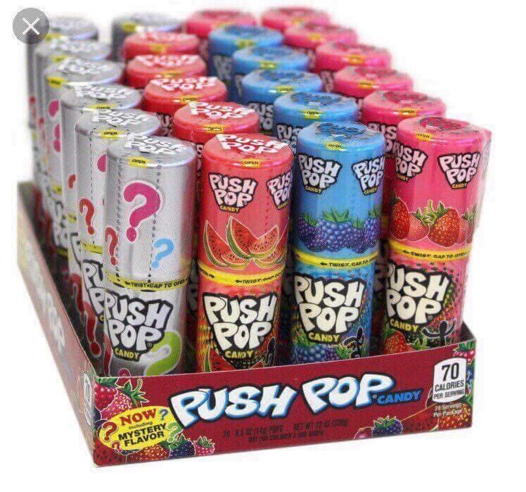[ hot ] Combo 4 kẹo son môi PUSH POP Mỹ