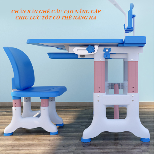 Bộ Bàn Ghế Học Sinh Chống Cận Chống Gù Cao Cấp Tích Hợp Điều Chỉnh Độ Cao Điều Chỉnh Mặt Bàn Phù Hợp Mọi Nhu Cầu Học Tập Thiết Yếu Của Trẻ