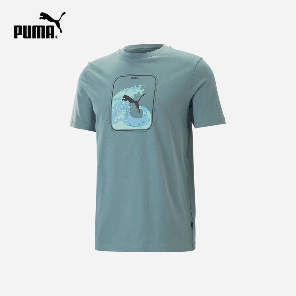 Puma áo thun thể thao nam graphics wave - 67448384