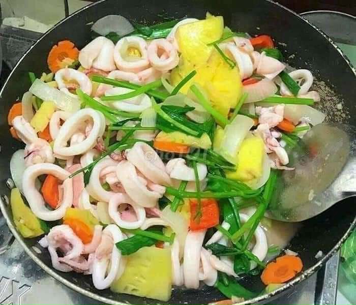 Mực cắt khoanh 1kg