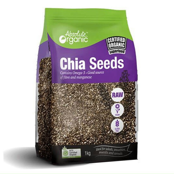 [HCM] Hạt Chia Seed Organic Úc 1kg {SHIP HỎA TỐC 4H HCM}