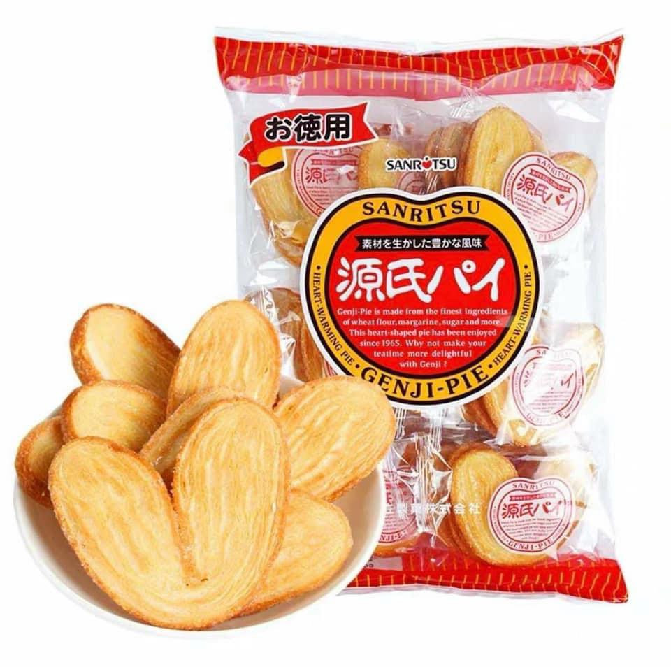 BÁNH BƠ NƯỚNG SANRITSU NHẬT BẢN (1 GÓI 28 CÁI) - bánh bơ đường - bánh bướm - bánh kẹo ăn vặt