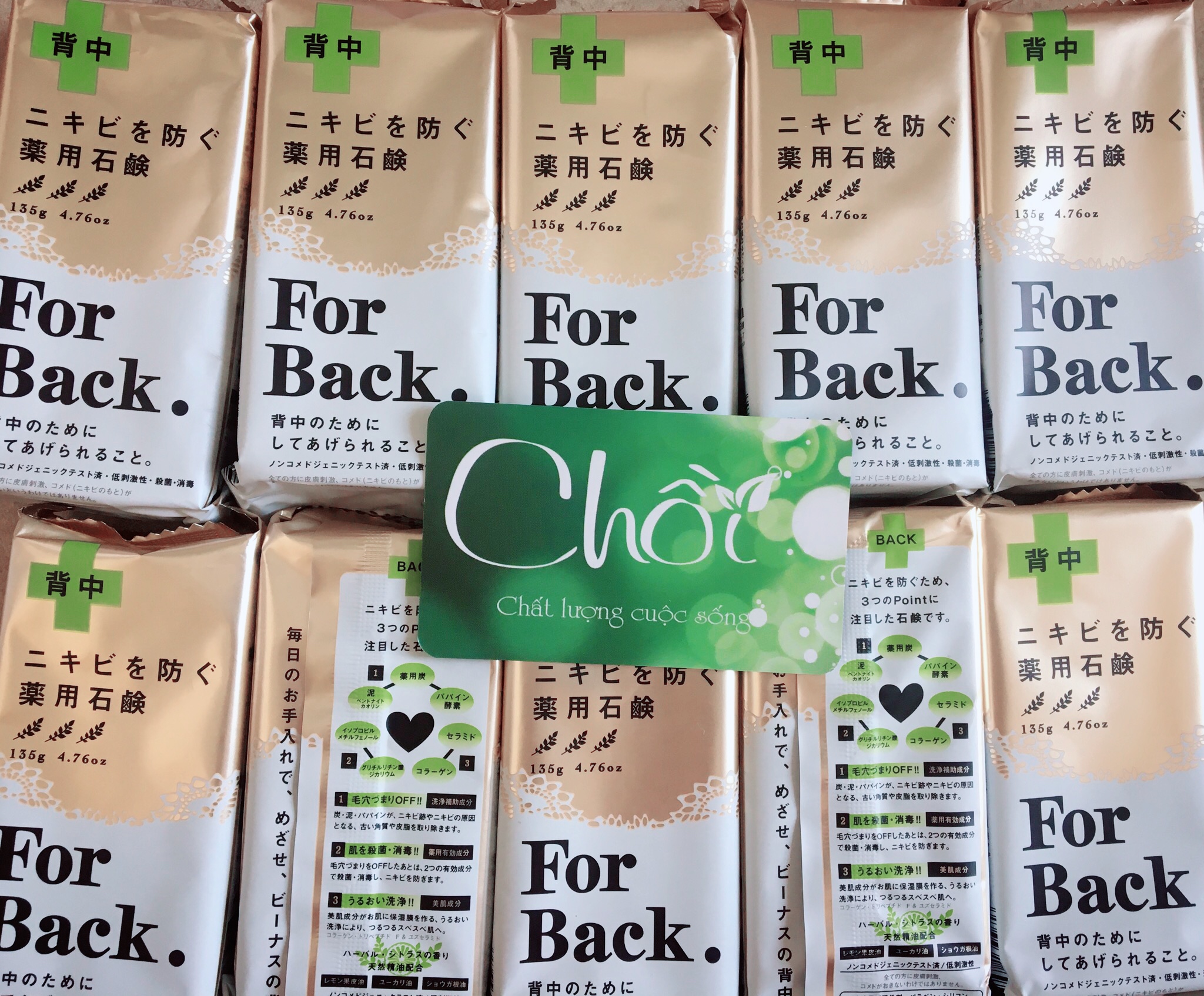 Xà phòng ForBack xóa mờ mụn lưng Nhật Bản 135g