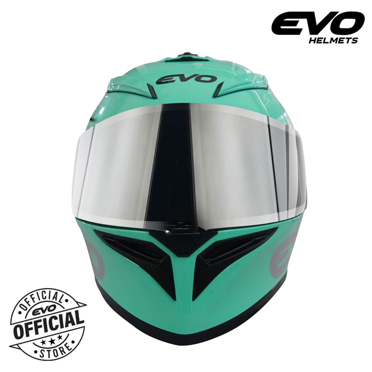 evo turquoise helmet