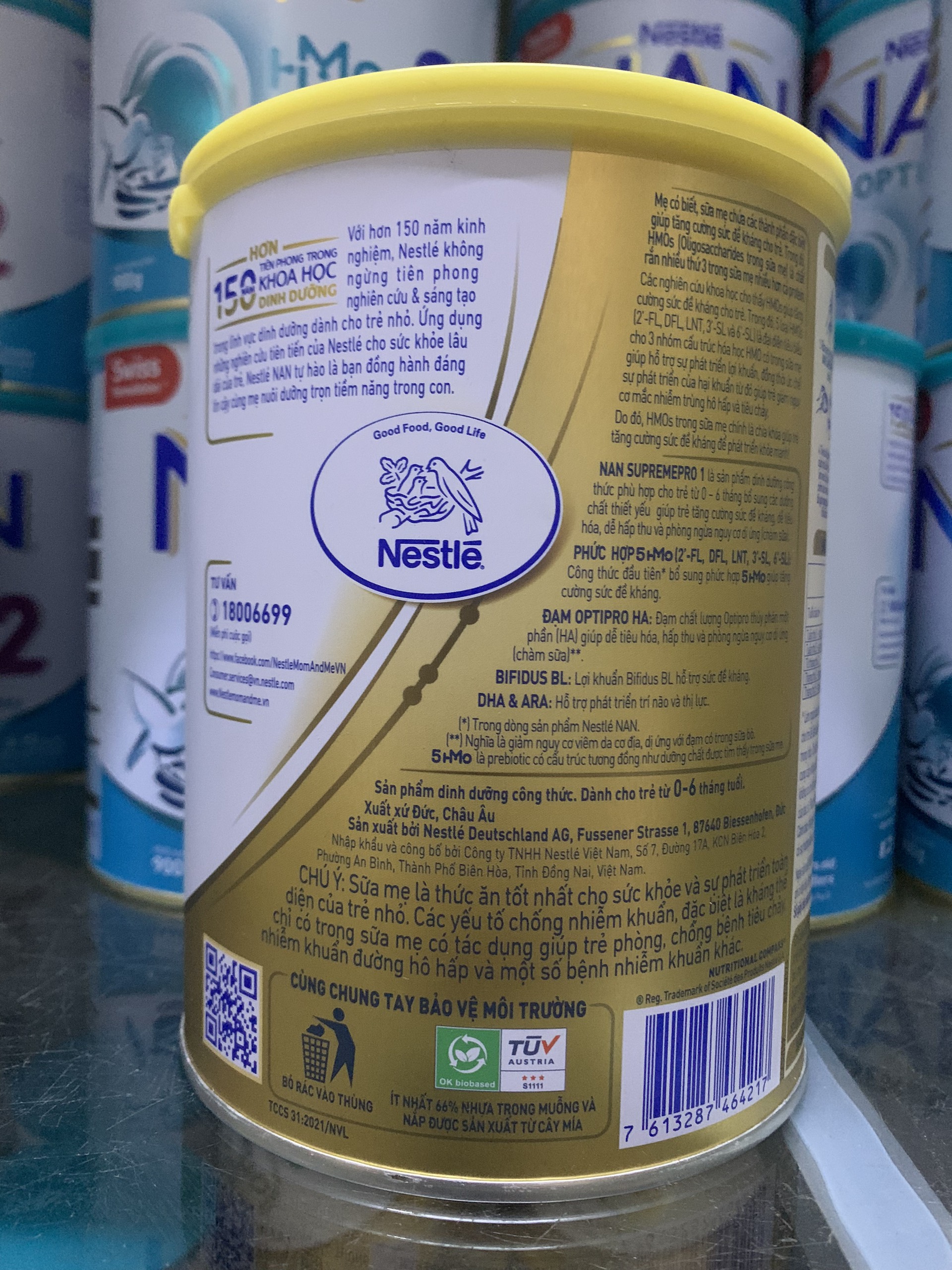 (MẪU MỚI) Sữa Nan Supreme HMO số 1 800g (0 - 12 tháng)