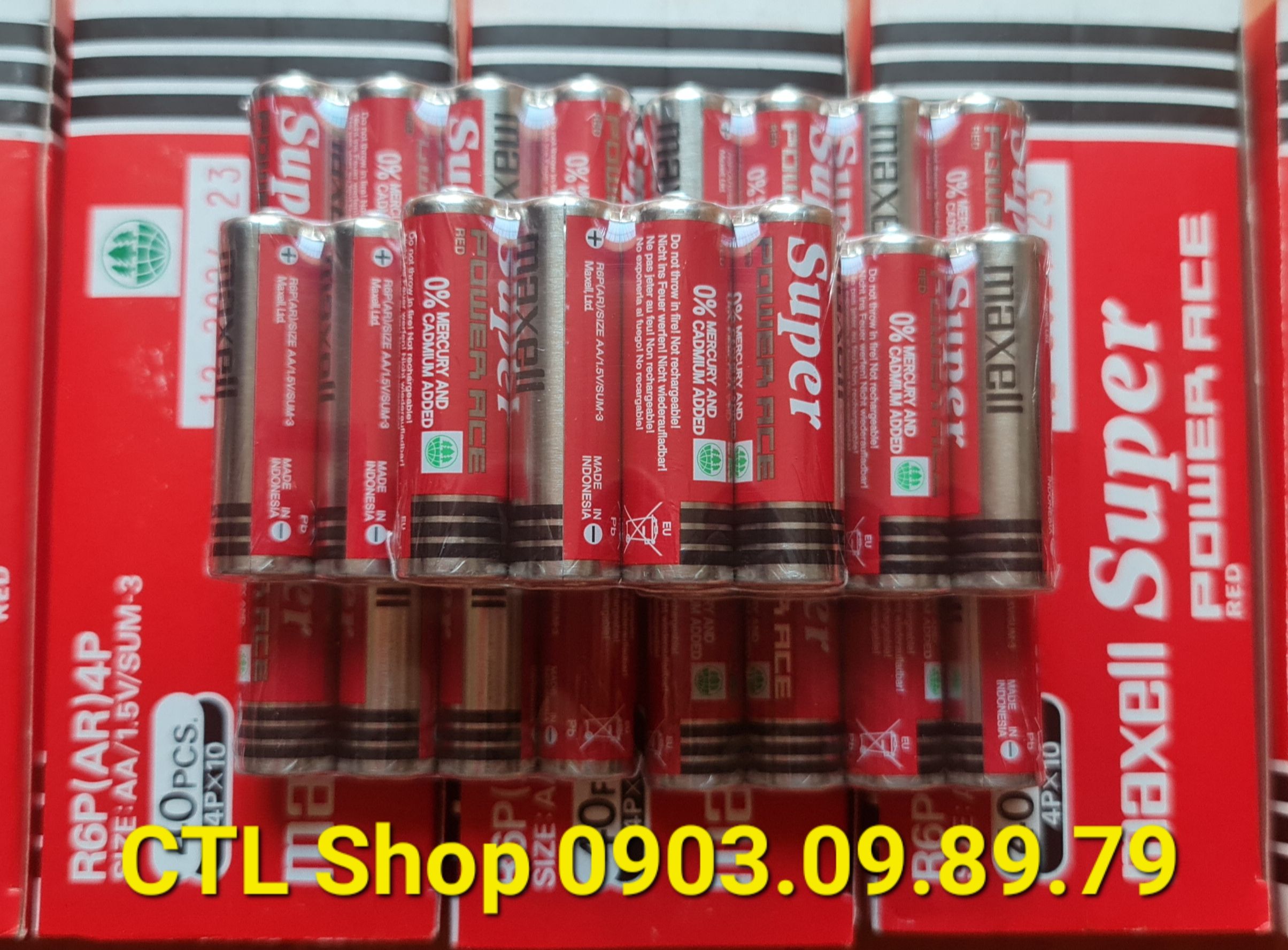 Pin Tiểu AA Maxell ( Đỏ )