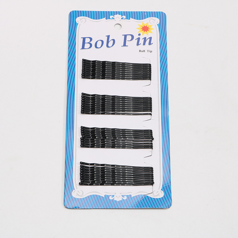 Vỉ kẹp ghim tóc màu đen thời trang Bob Pin ( 40 chiếc)