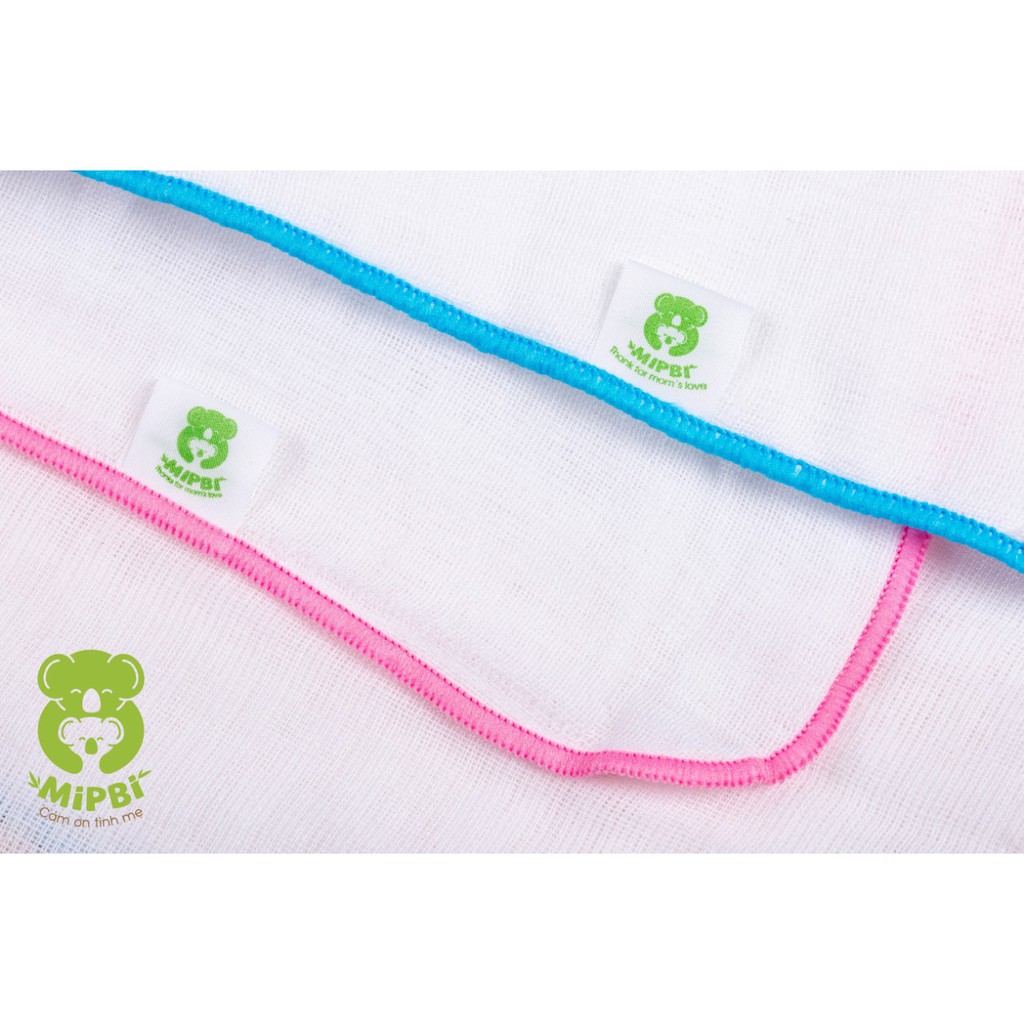 [MIPBI]. KHĂN SỮA XÔ COTTON ĐÓNG HỘP