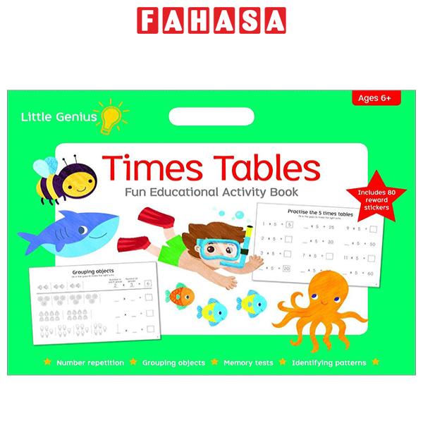Sách Ngoại Văn - Fahasa - Little Genius: Times Table Fun Educational Activity Book