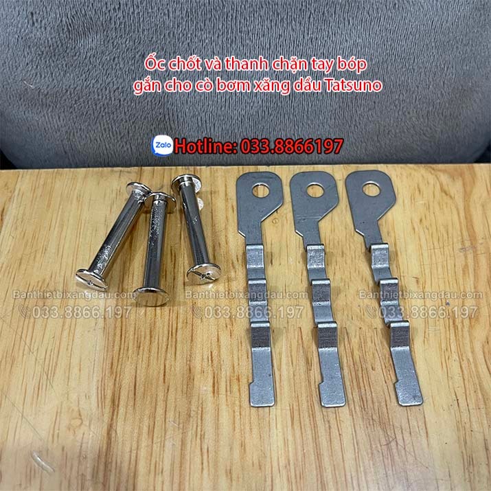 Gài cò và ốc chốt cò bơm xăng dầu Tatsuno