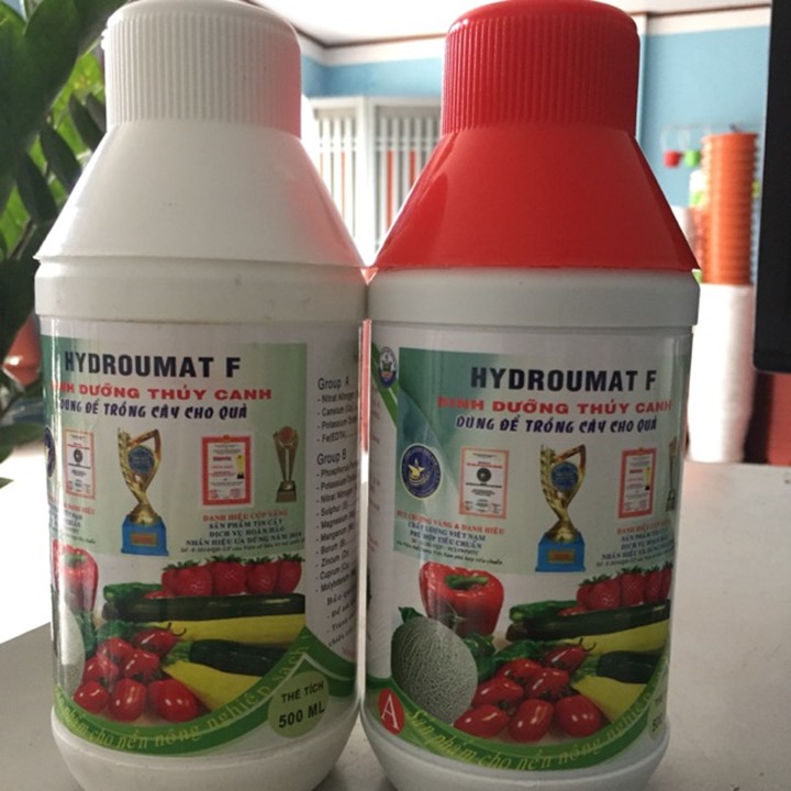 Dung dịch thủy canh Hydro Umat V hoặc Hydro Umat F (1 cặp)