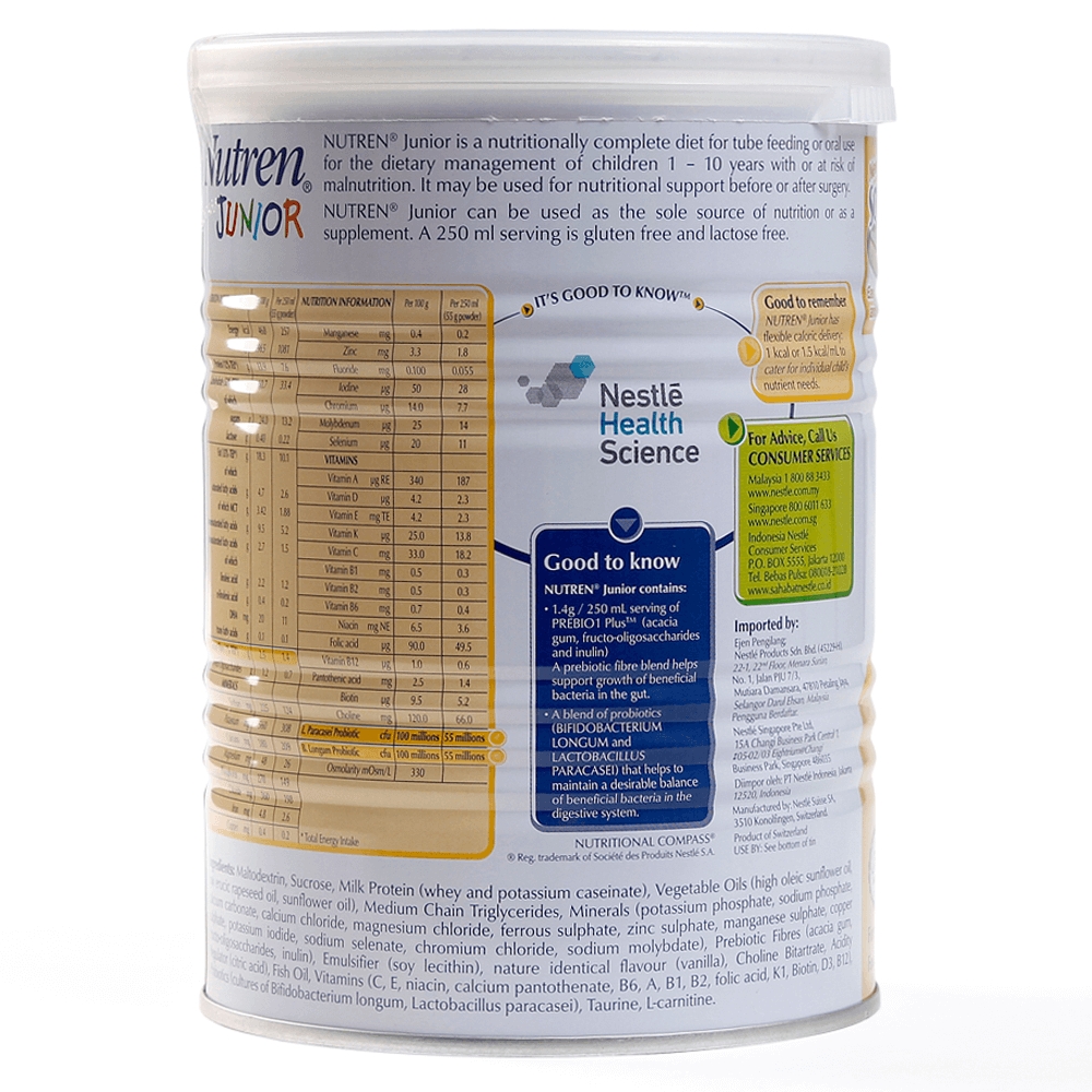 Sản phẩm dinh dưỡng y học Nutren JUNIOR, 400g