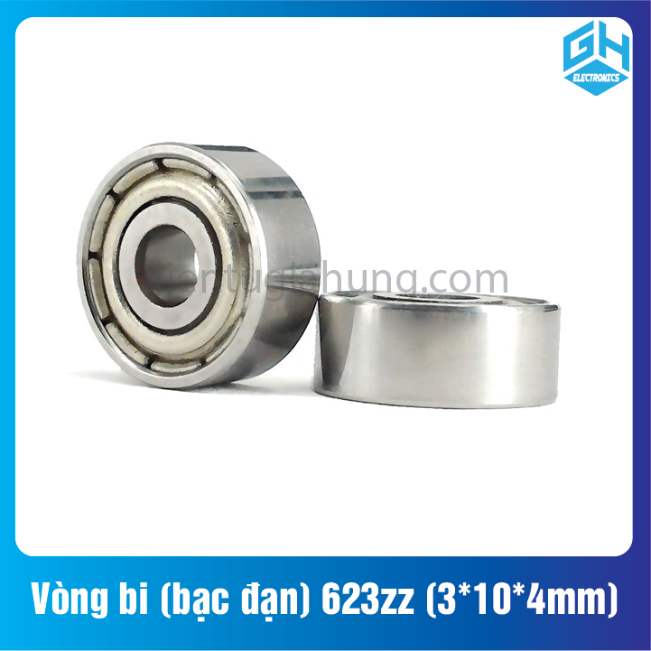 Combo 2 cái Vòng bi (bạc đạn) 623zz kích thước(3*10*4mm)