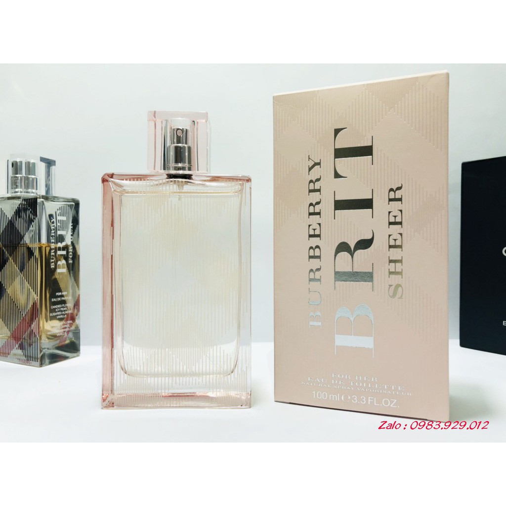 [Chiết 2,5,10ml] Nước hoa Burberry Brit Sheer