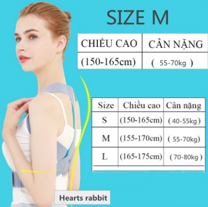 Đai chống gù lưng SAMEPEAK SP20 thế hệ mới [Có thanh trợ lưng]