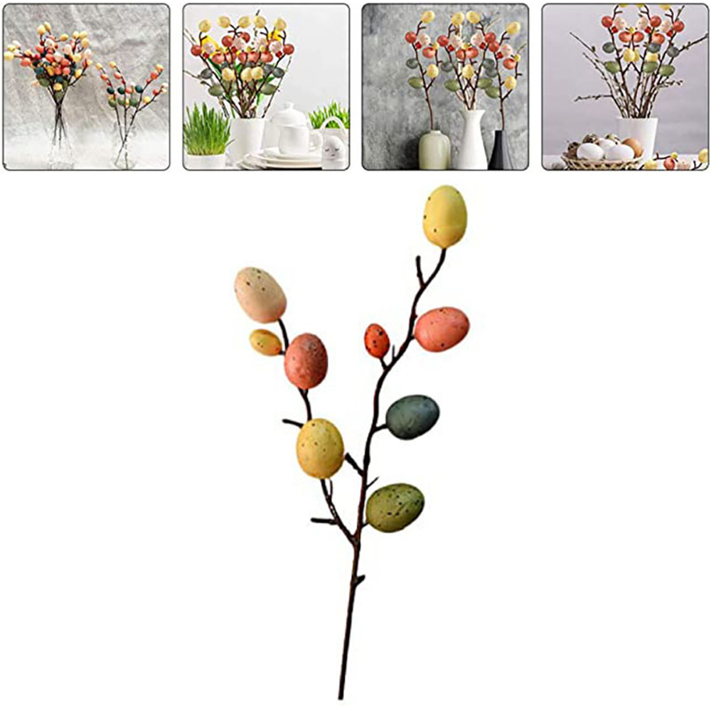 Easter Egg Tree Decoration Party Supplies Creative Branch with Painting Eggs Beautiful Easter Egg Decoration Easter Supplies