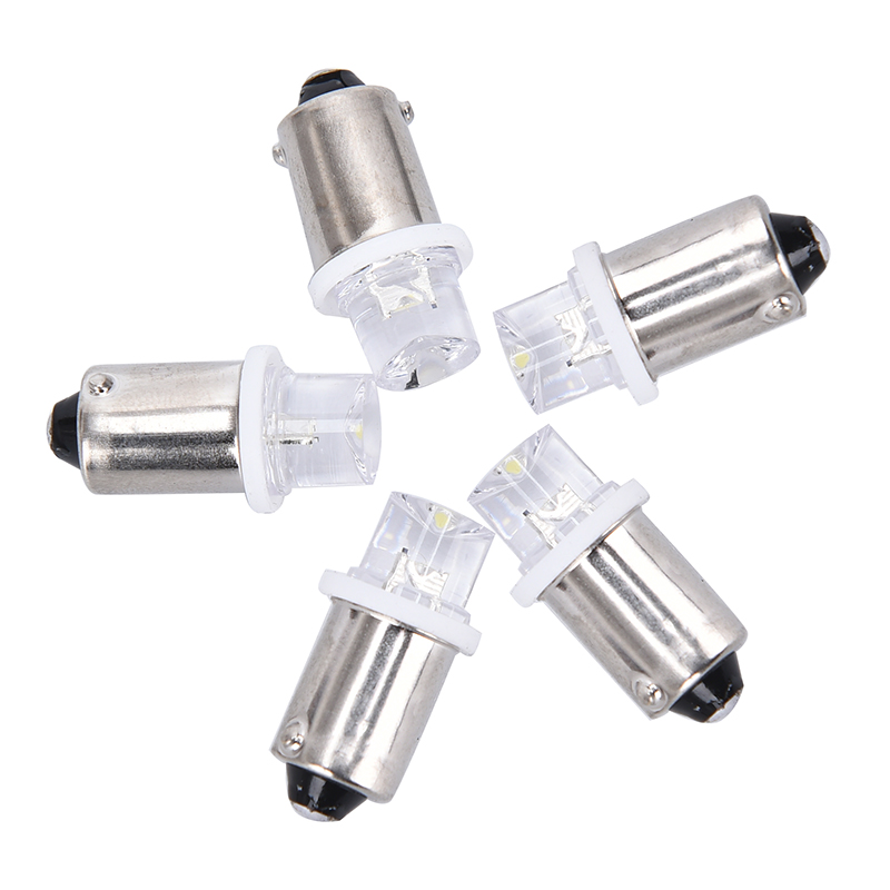 5pcs BA9S LED Indicator Bulb License Plate Bulb Instrument Bulb Detector Lamp ZHIXING. 