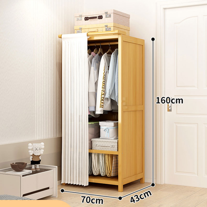 Simple wardrobe, locker, home dormitory, bedroom, rental, economy, solid wood wardrobe, non-woven assembly cabinet