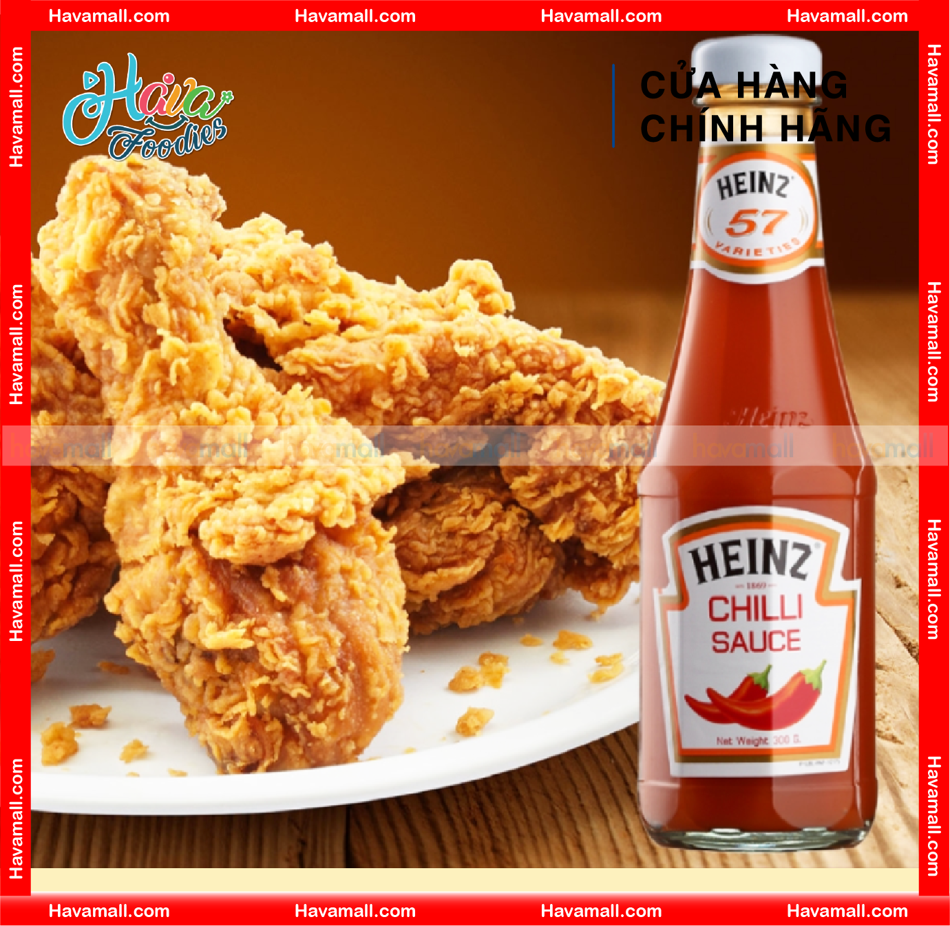 [TẶNG LÁ OREGANO] Tương Ớt Heinz 300g – Chilli Sauce