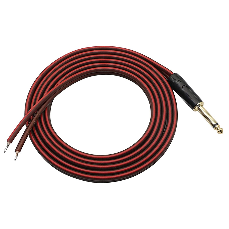 25ft STARAUDIO Instrument Cable 1/4 To 1/4 Mono TS Male – Shielded Speaker Cord