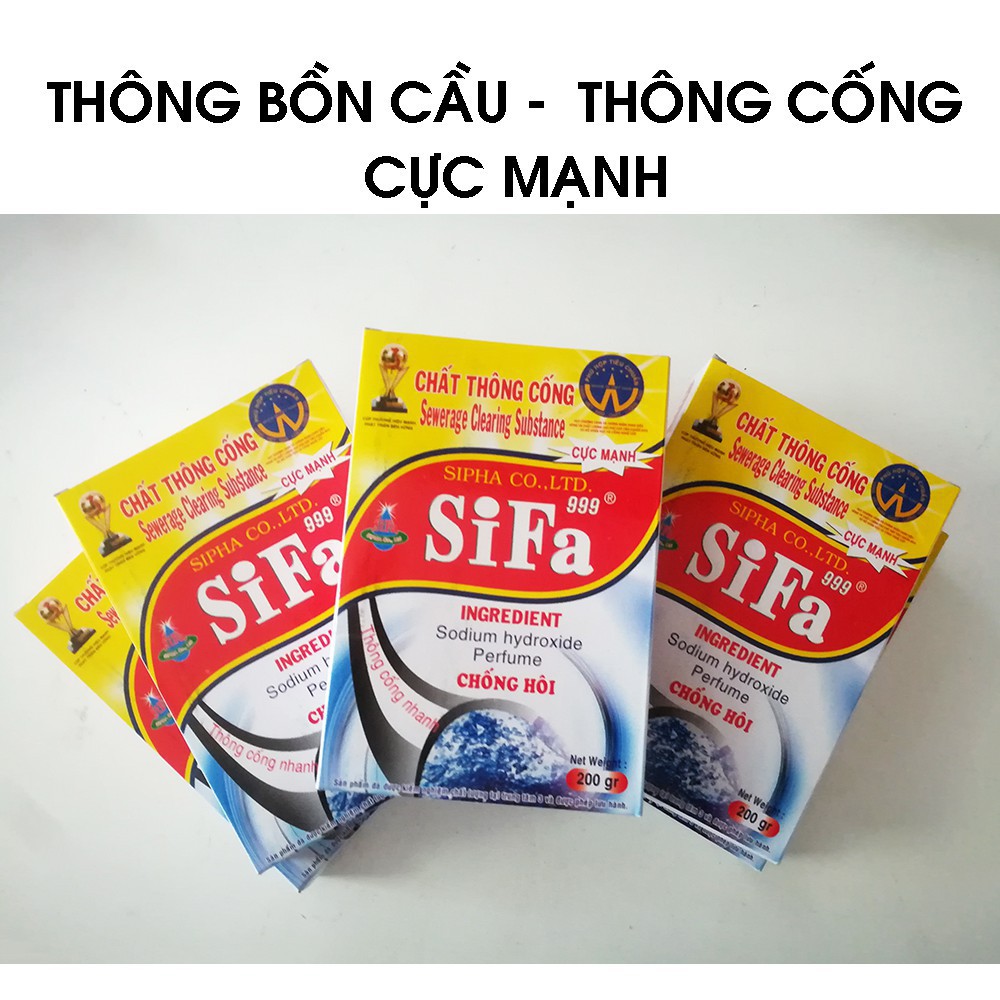 Bột Thông Tắc Cống Sifa Siêu Mạnh 200g