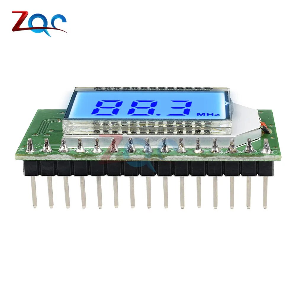Pll Lcd 87-108mhz Digital Fm Radio Transmitter Receiver Module Wireless Microphone Stereo