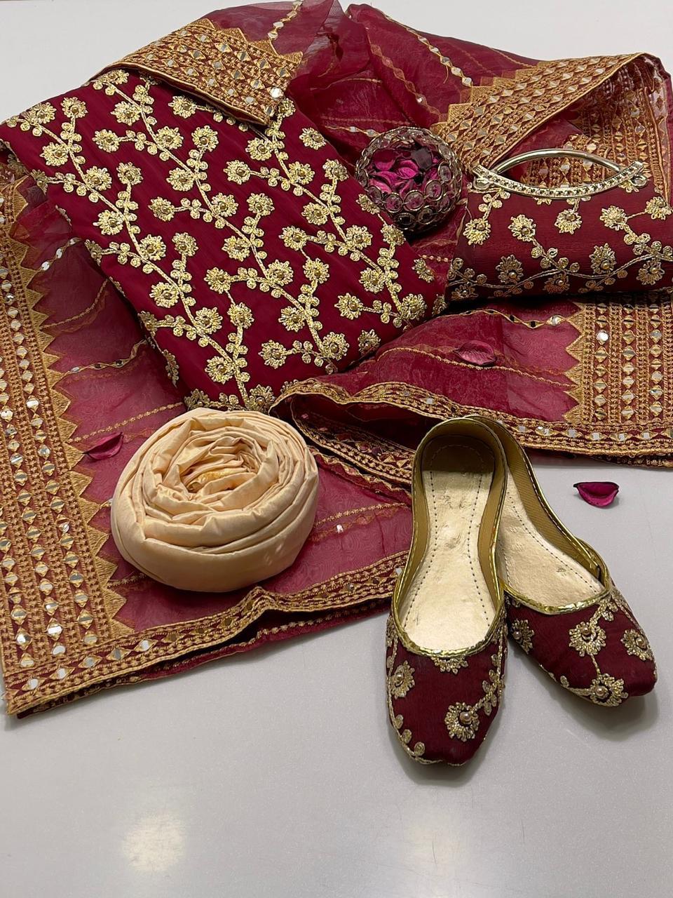 Party%20Wear%20Dress%20-%20Ladies%20Chiffon%20Crinkle%20Embroidered%20Shirt%20-%20Unstiched%203%20PC%20Dresses%20for%20Women%20-%20Self%20Embossed%20Masuri%20Shalwar%20-%20Sheesha%20Embroidery%20Dupatta%20with%20Heavy%20Pallu%20Embroidery%20&%20Free%20Gift%20Khussa%20&%20Clutch%20-%20Orange%20(Customized)%20-%20Image%206