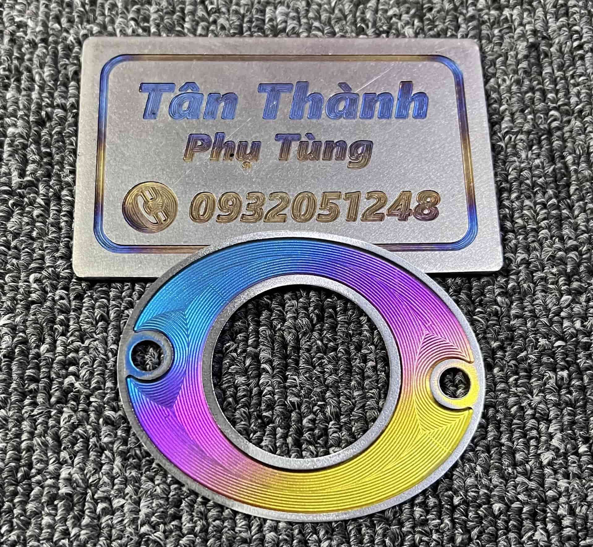 Tem Titan ốp đít pô 4Road - 7 màu