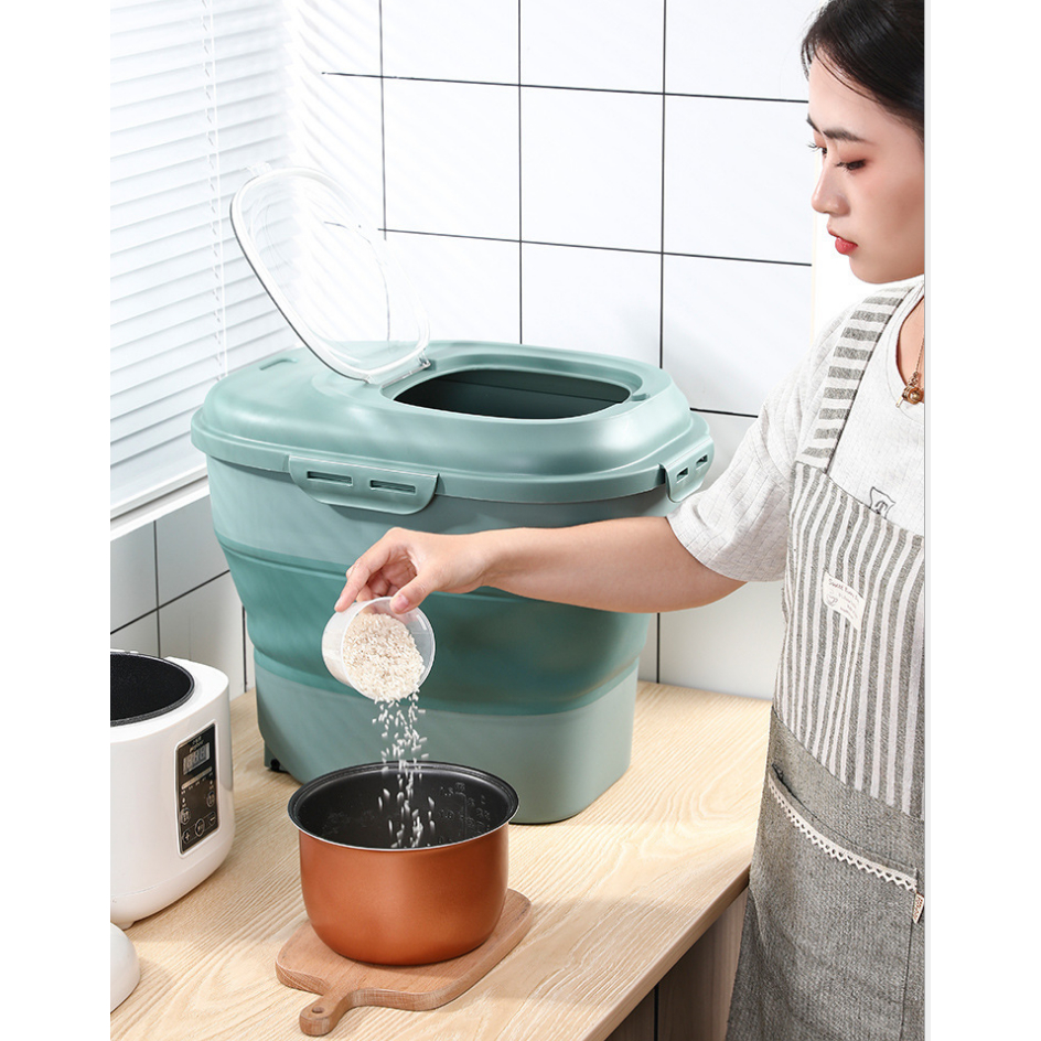 Thùng đựng gạo 25kg chống côn trùng