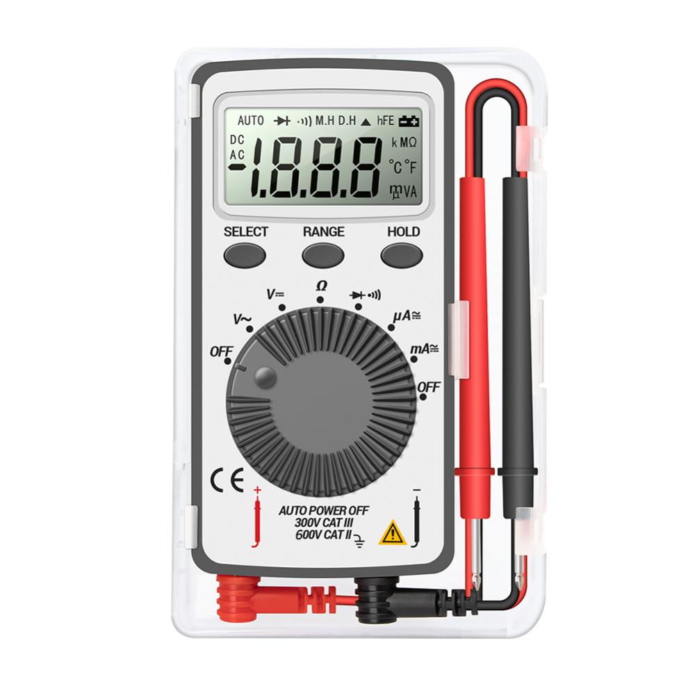 【ANENG】Portable LCD Pocket Digital Multimeter AC Voltage Capacitance Resistance Tester