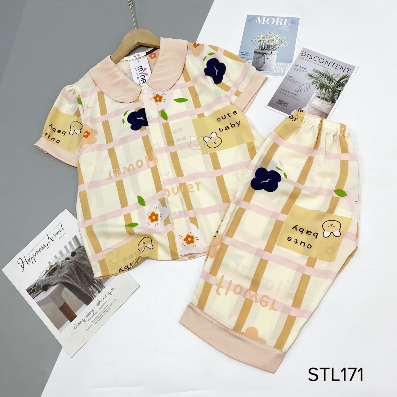 Bộ lụa mango lửng lụa cao cấp có size