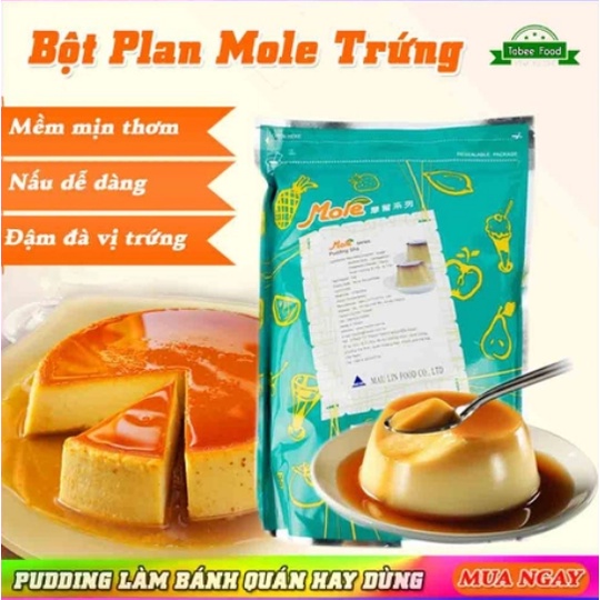 Bột pudding (flan) Mau Lin More vị trứng gói chai 50g