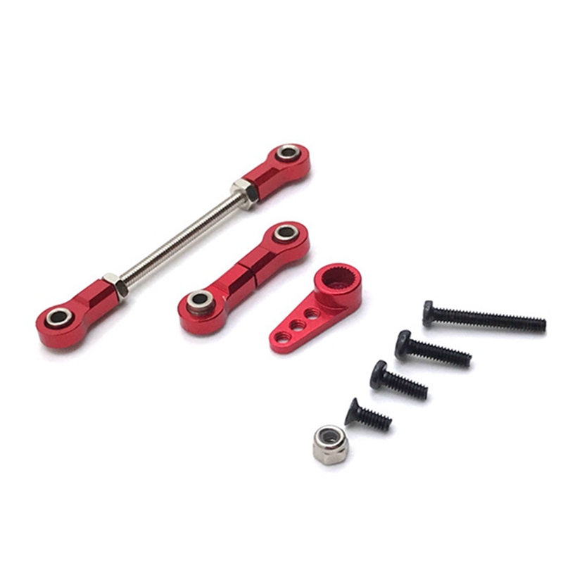 Metal servo arm rod steering link rod for wltoys k969 k979 k989 284131 mini-q mini-z mini-d 1/28 rc car upgrade parts