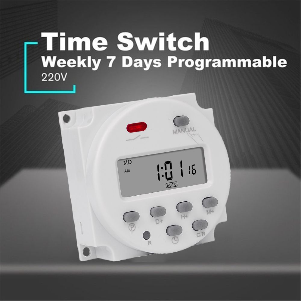 Cn101a 5v 12v 24v 110v 220v Digital Timer Switch 7 Days Weekly