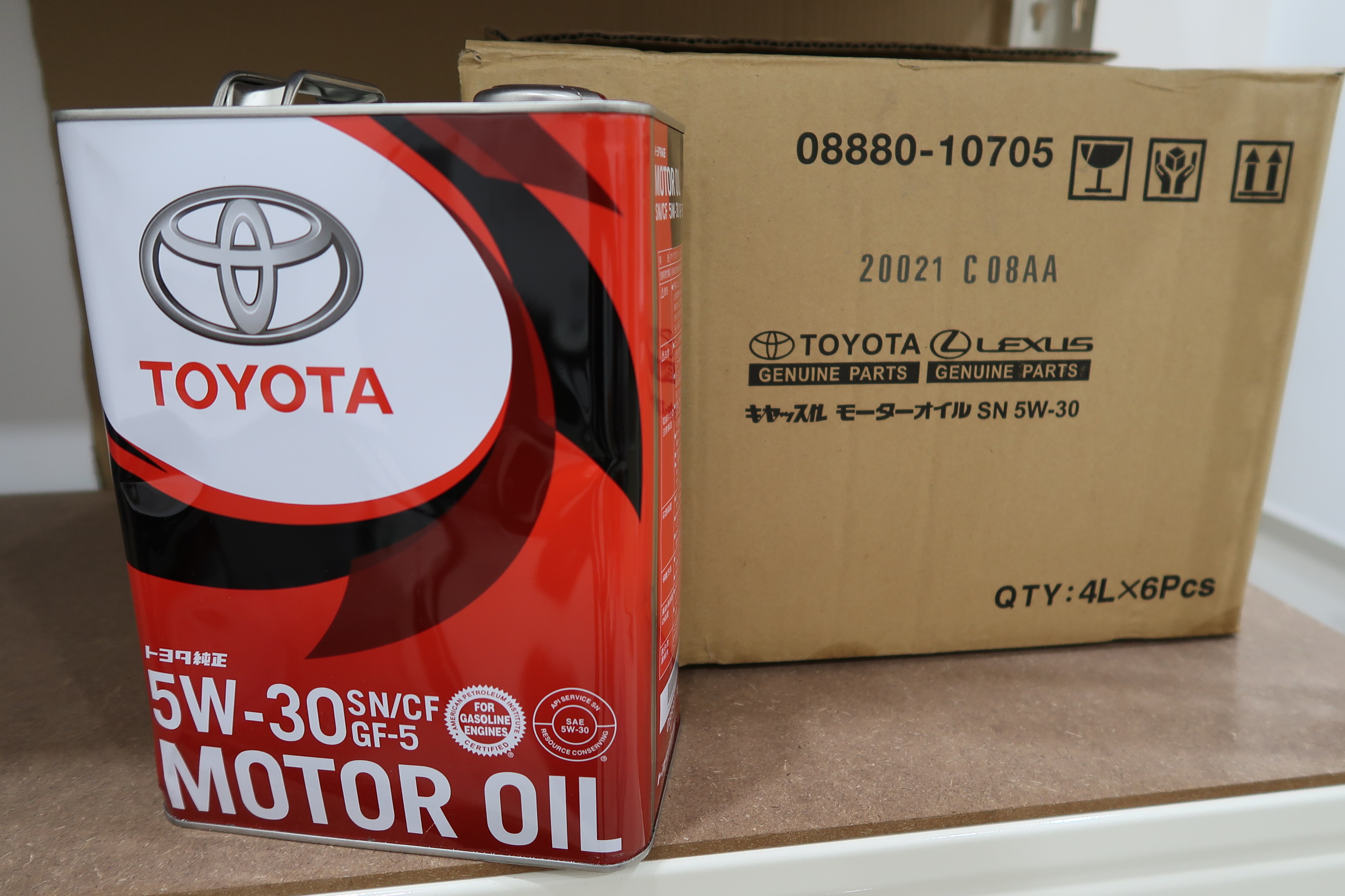 Toyota Engine Oil 5w30 Fully Synthetic (Imported Oil) 4L | Toyota Vios ...