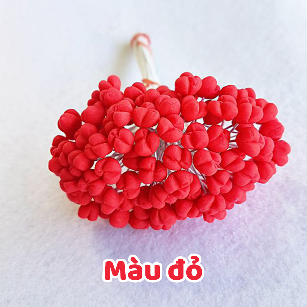 10 cái nhụy hoa ly tròn làm hoa handmade