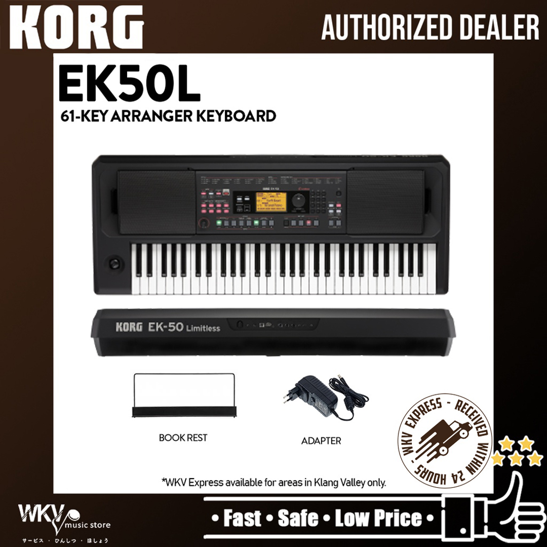 Buy Korg EK-50 61-Key Entertainer Arranger Keyboard Online