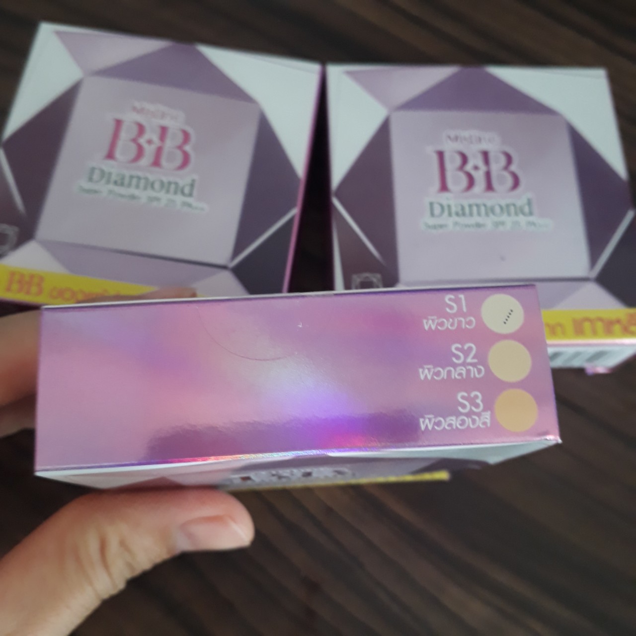 [Thailand] Phấn Phủ Mistine BB Diamond Super Powder SPF 25 PA++