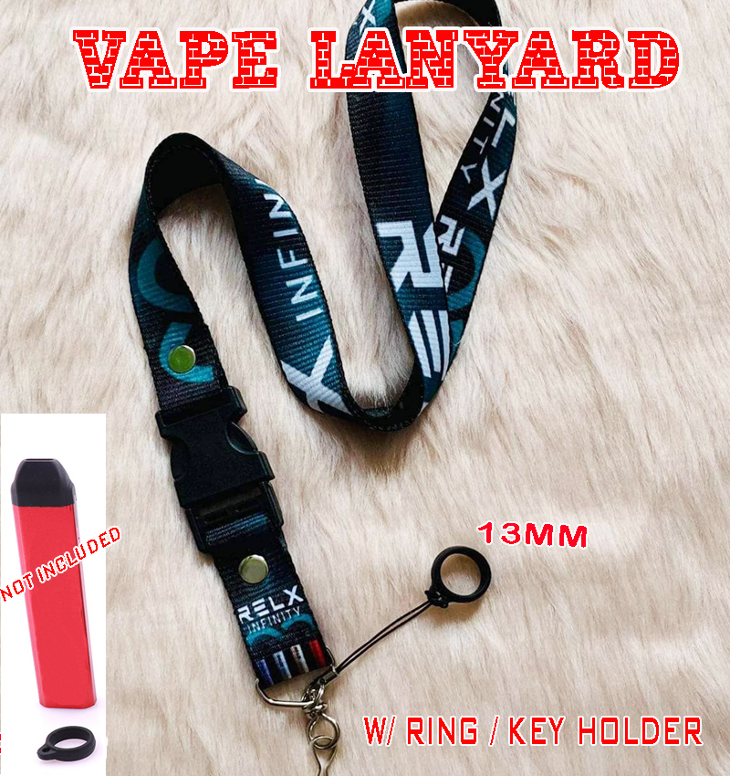 Lanyard for Vape Strap Relx POD Holder with Silicone 13mm 20mm Ring
