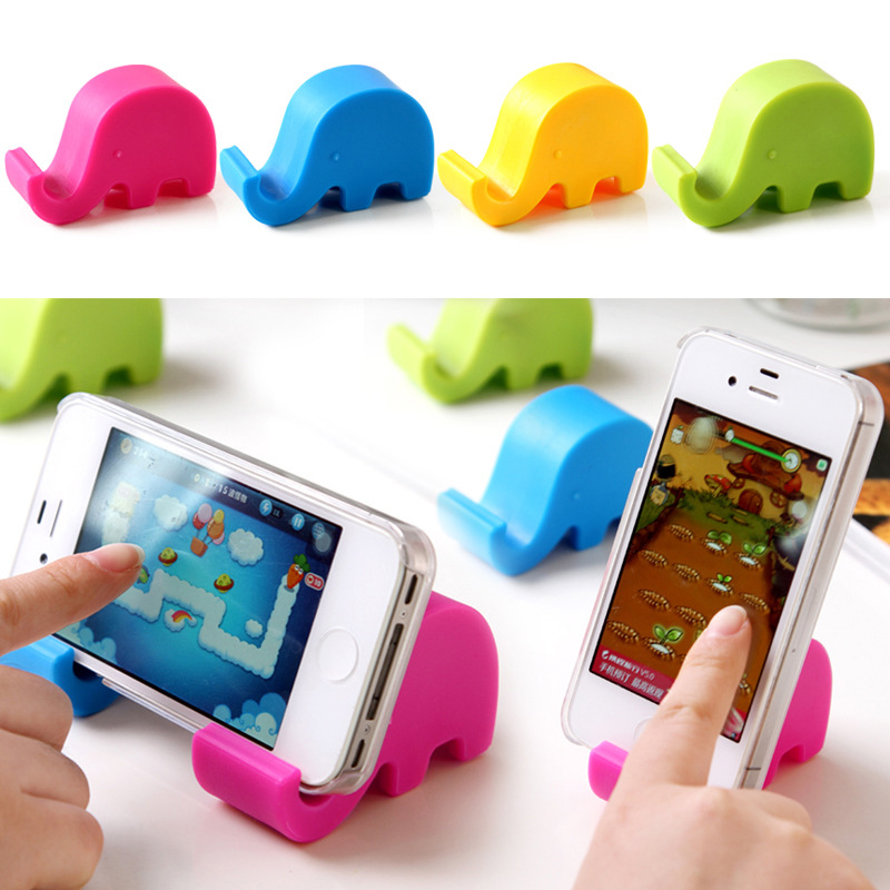 Aitemay Giá Đỡ Điện Thoại Mini Hình Con Voi Dễ Thương Thông Dụng Giá Đỡ Đa Năng Cho Điện Thoại Thông Minh 1 Chiếc