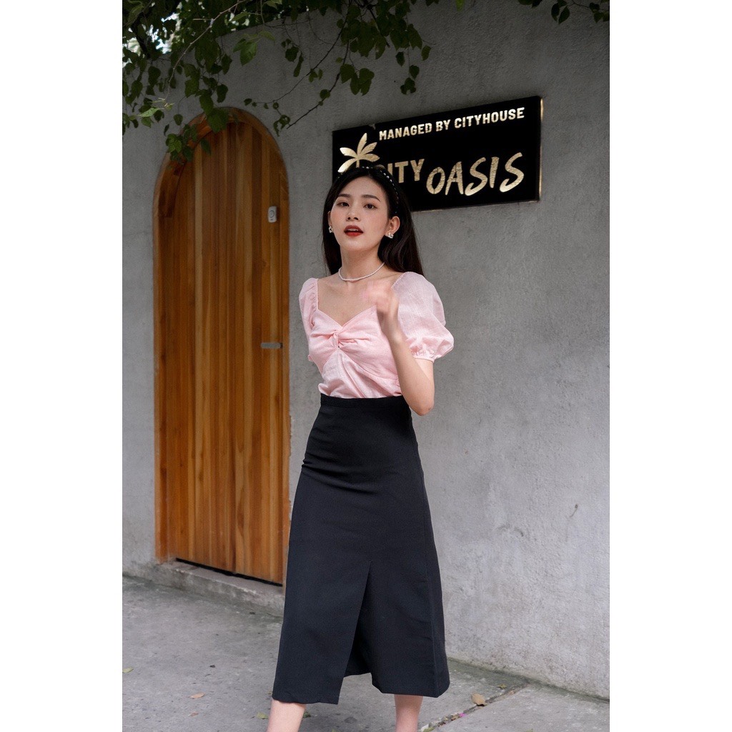 YU CHERRY | Váy Long CB skirt YV036