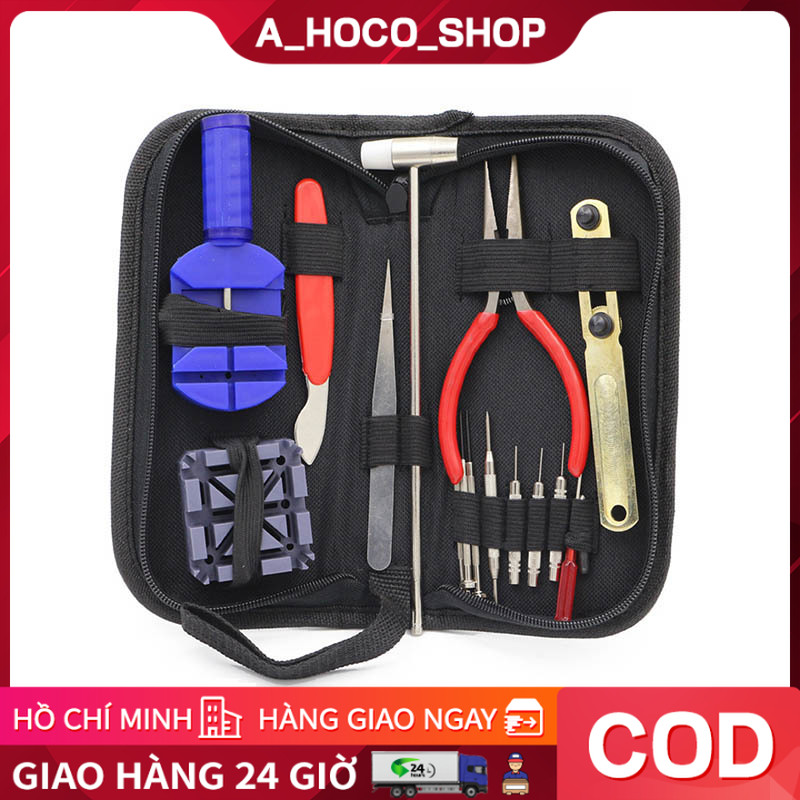 Bộ dụng cụ sửa chữa đồng hồ cá nhân chuyên nghiệp 16 món - phụ kiện đồng hồ