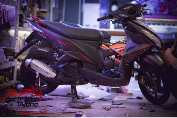Tem Xe Luvias Độ Đen Nhám Cực Chuẩn