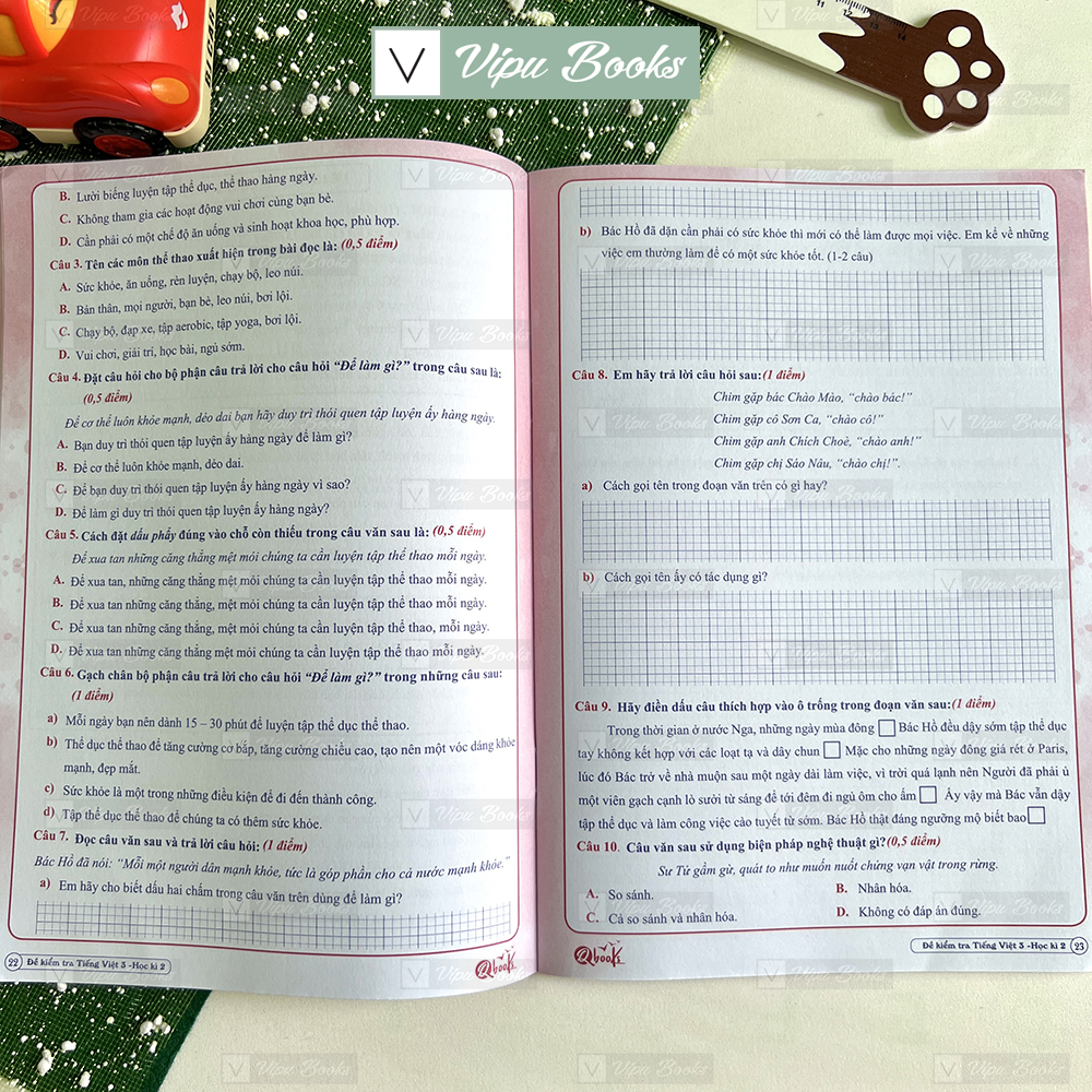 Sách - Đề Kiểm Tra Tiếng Việt Lớp 3 - Học Kì 2