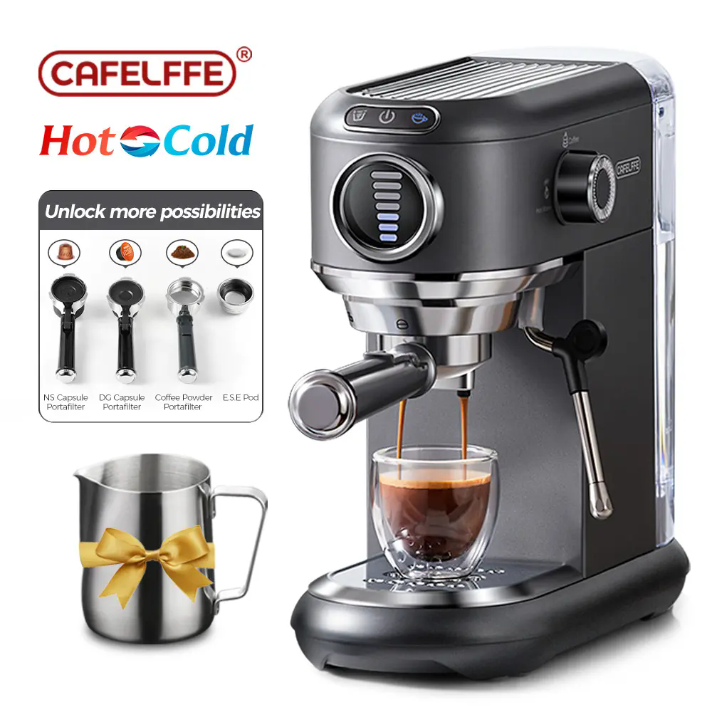 Cafelffe Hot/Cold 4in1 Espresso Machine Compatible for Nespresso