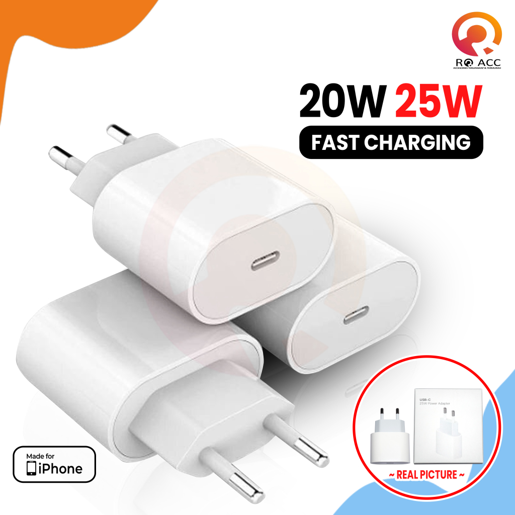 Power Adapter 20w Harga Kepala Charger Iphone Ori Ibox Jual