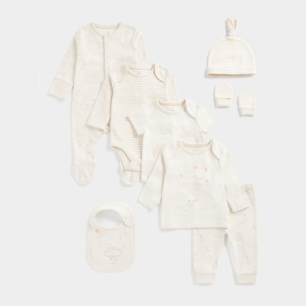 Mothercare Baby Unisex Bear And The Mouse Set 8 Piece Lazada Singapore