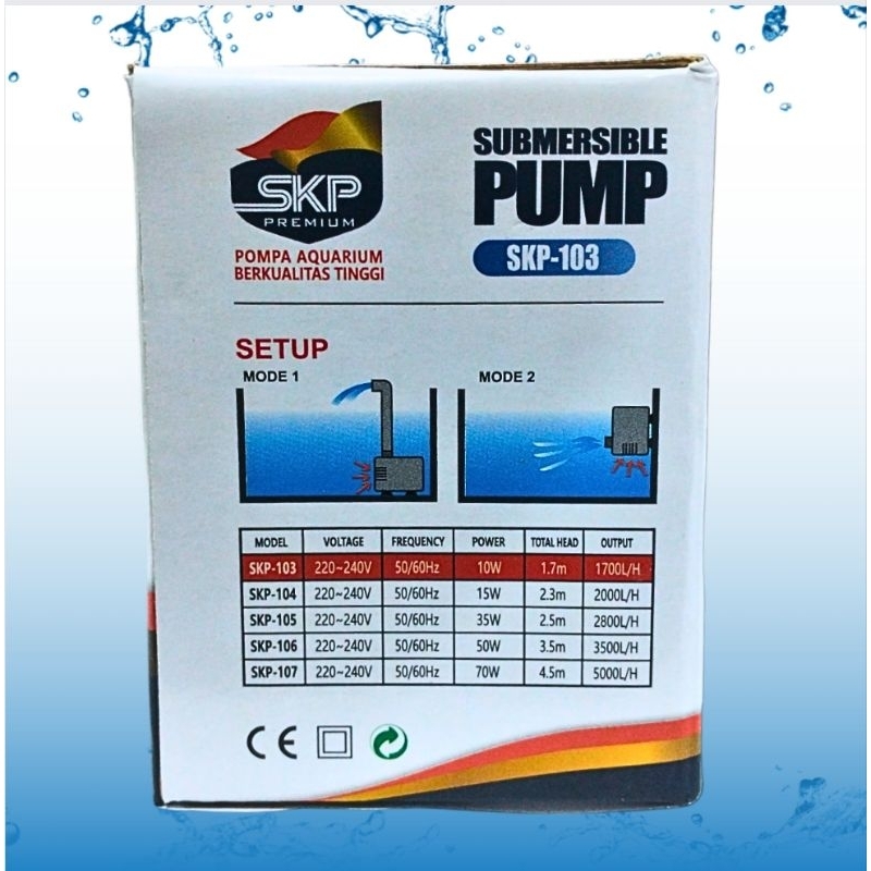 Pompa aquarium kolam SKP PREMIUM 103
